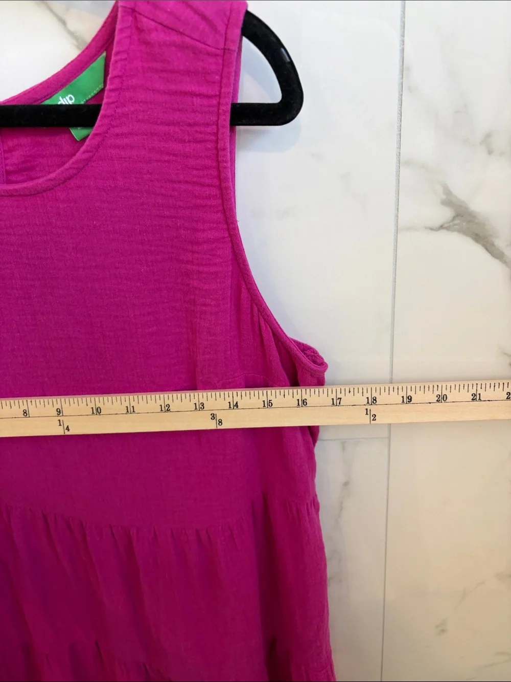 dip sleeveless tiered